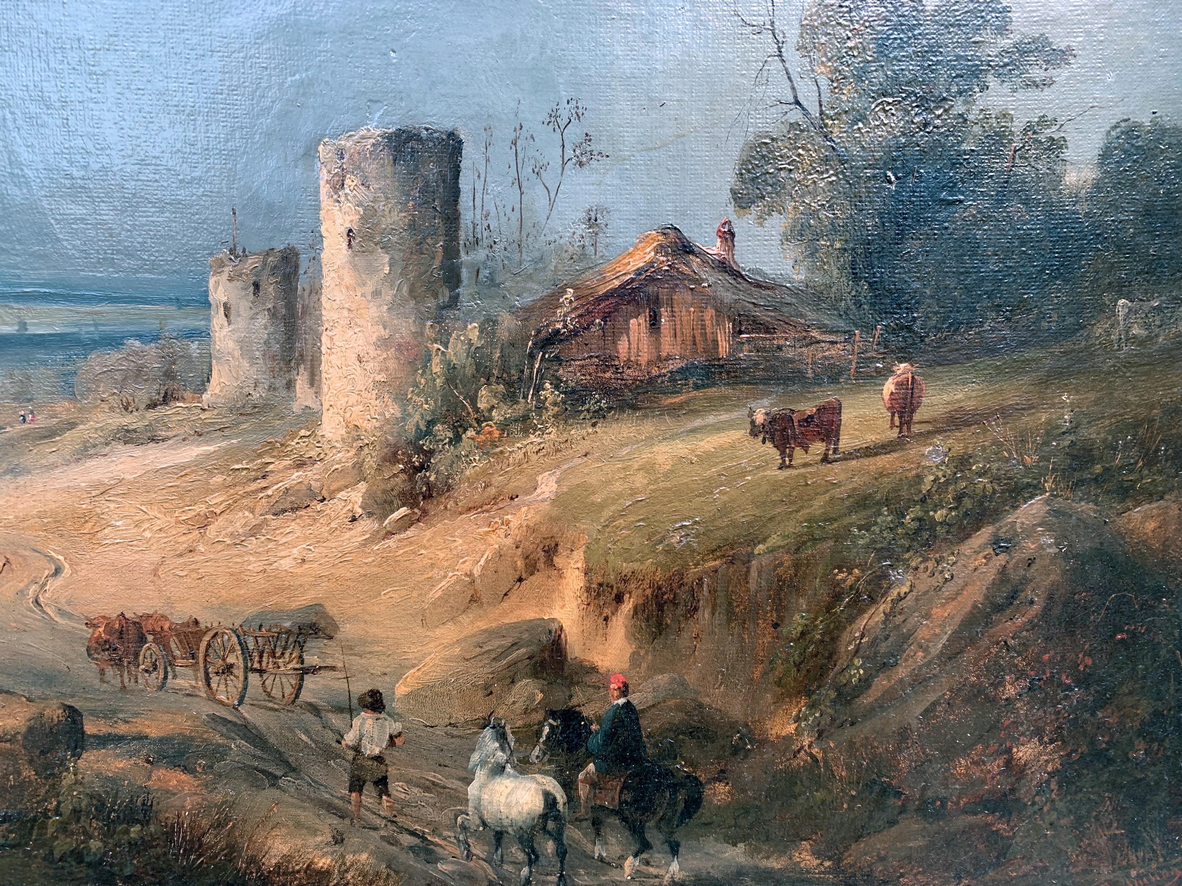 Paysage Signé Dubuisson 1834 (1805/1870) im Angebot 3