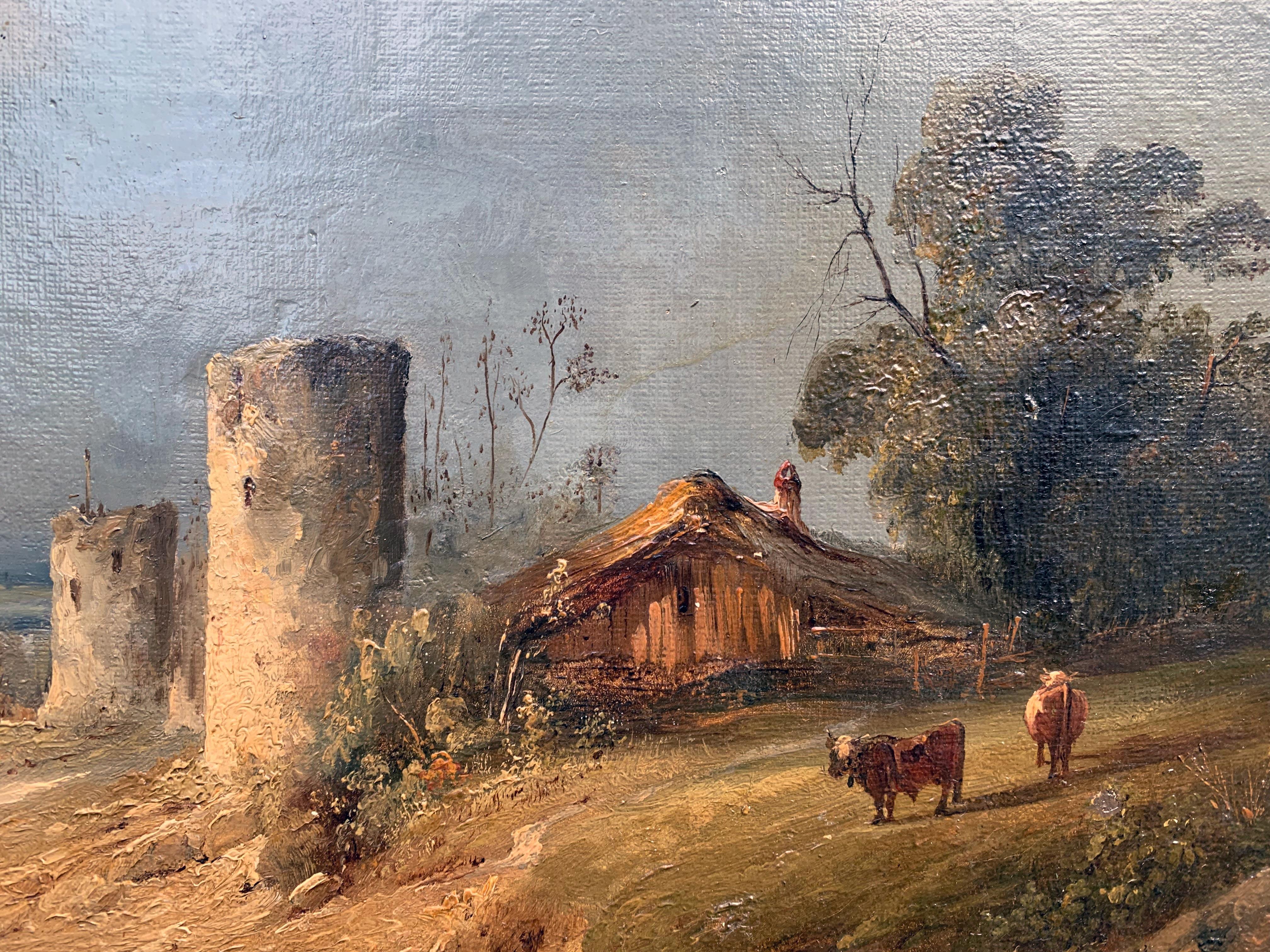 Paysage Signé Dubuisson 1834 (1805/1870) im Angebot 4