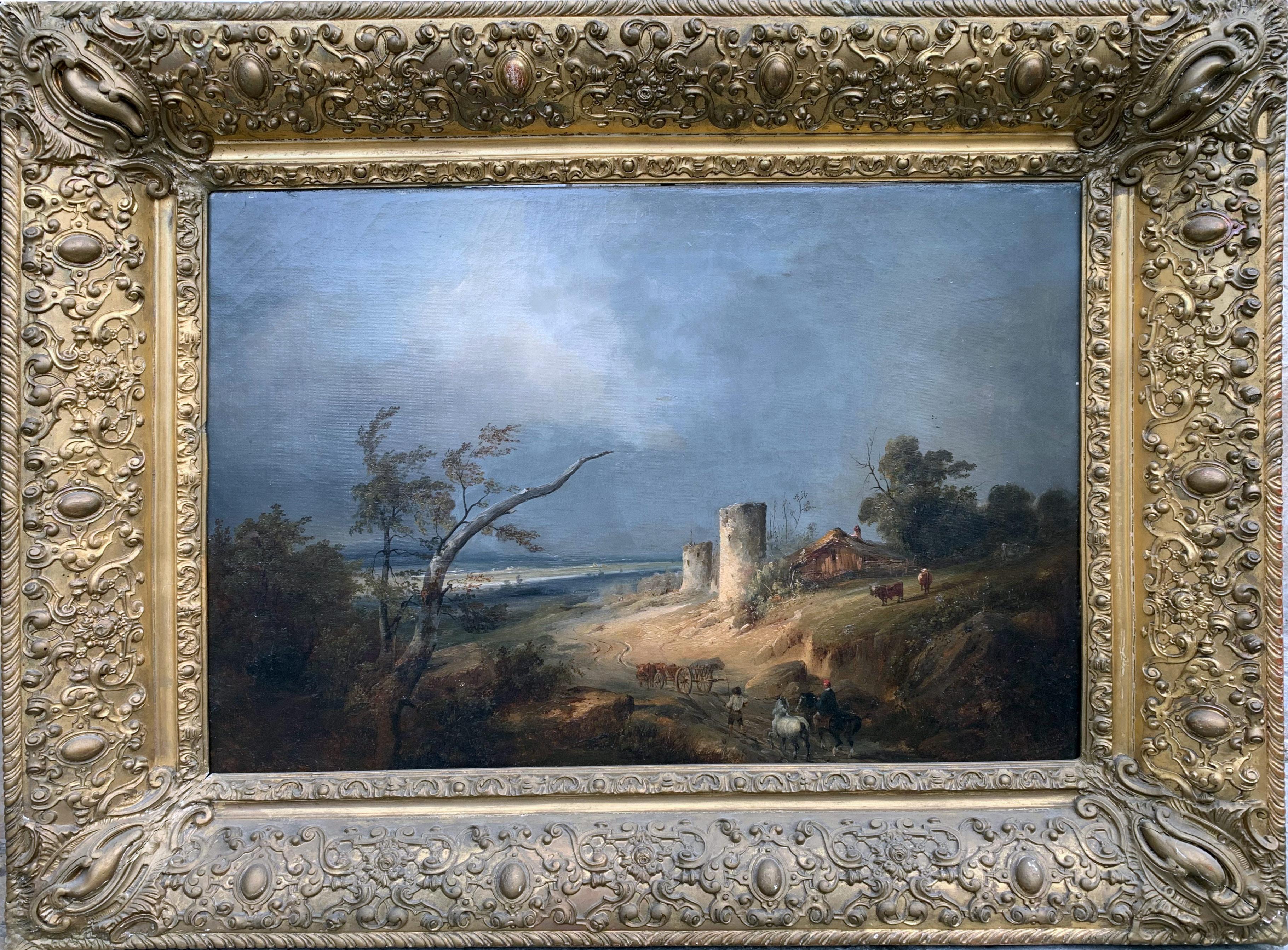 Paysage Signé Dubuisson 1834 (1805/1870)