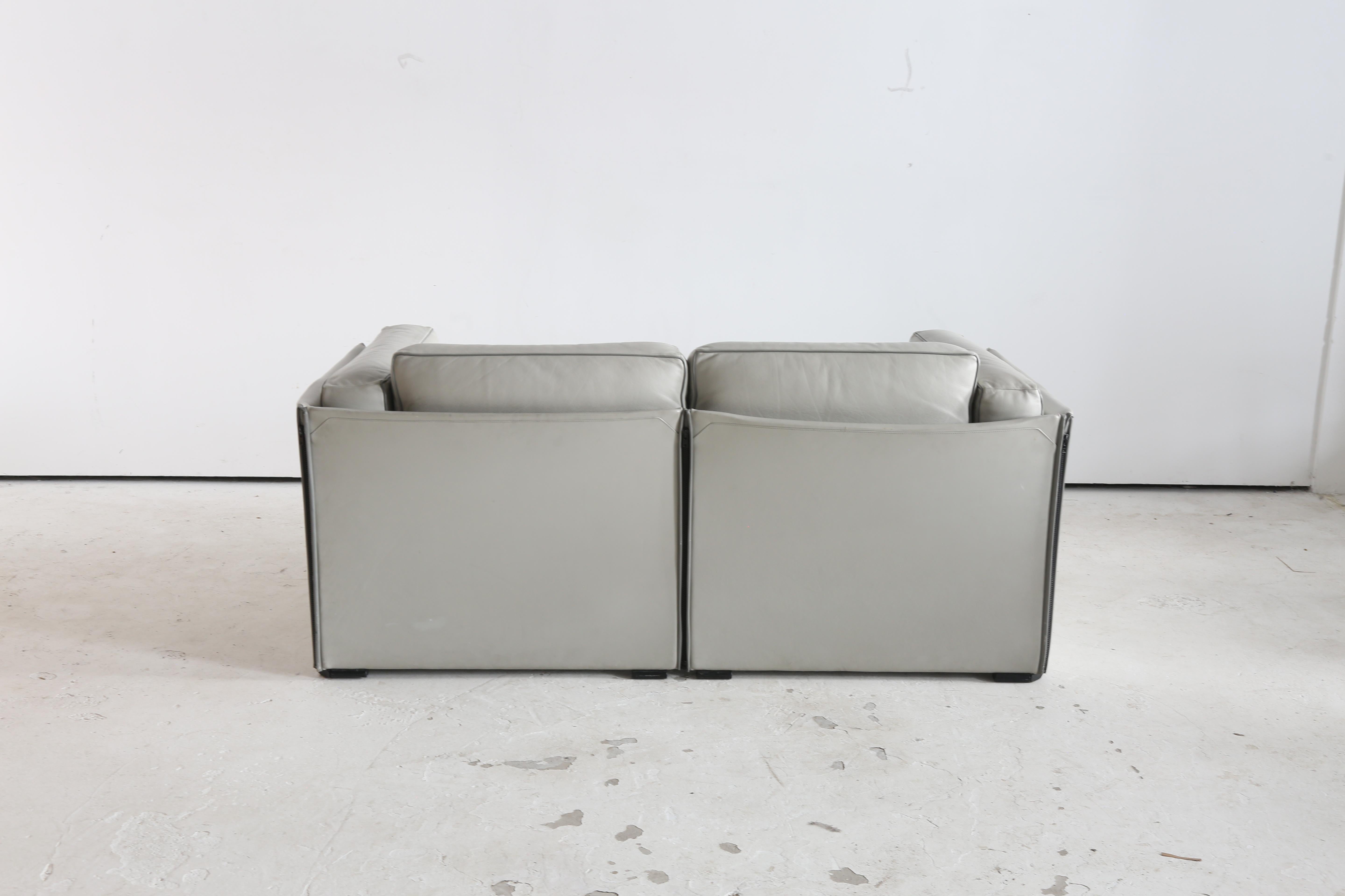 Fin du 20e siècle Canapé 'Duc 405' Design/One par Mario Bellini pour Cassina. 