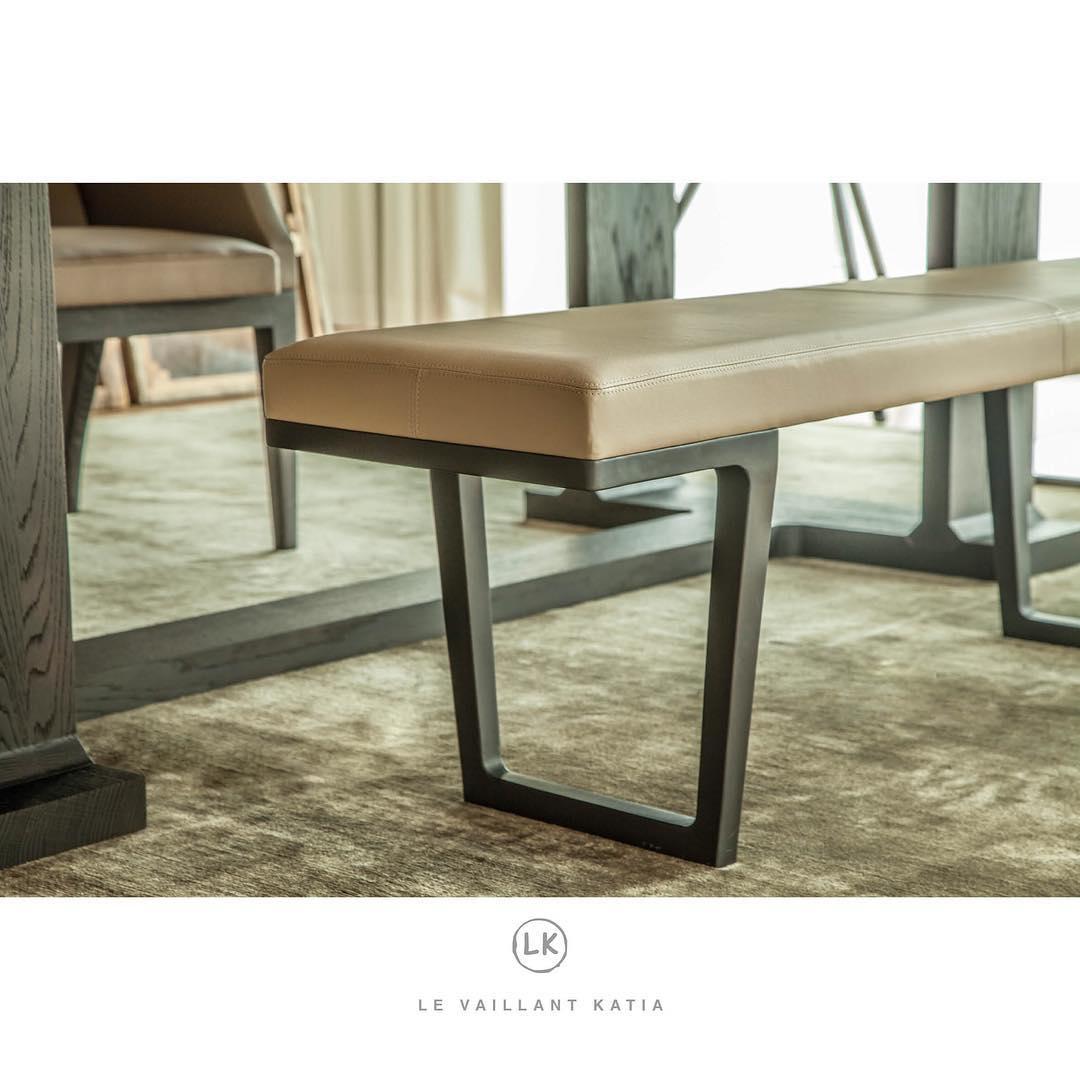 Modern Duc Bench by LK Edition For Sale