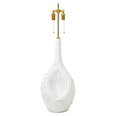 Duca Di Camastra Monumental Italian Terracotta Table Lamp