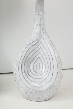 Monumentale italienische Tischlampen aus Keramik von Duca Di Camastra