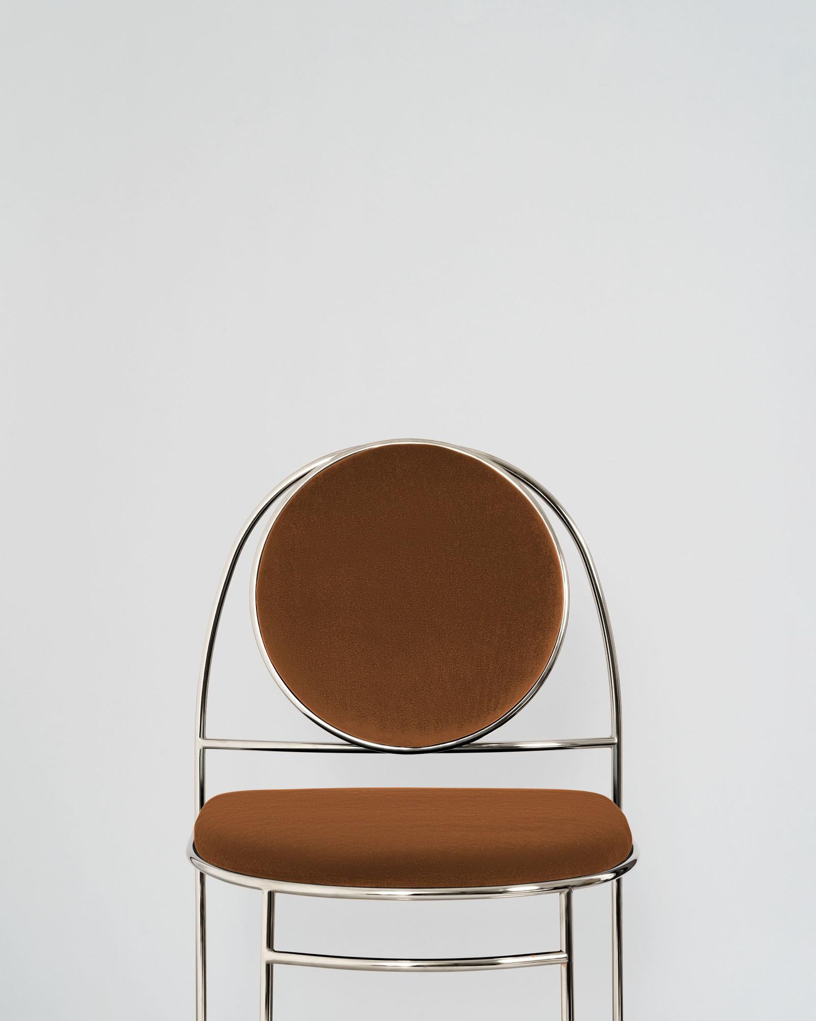 Gothic Ducale BZ, modern instant classic Chair Made in Italy by Enrico Girotti For Sale