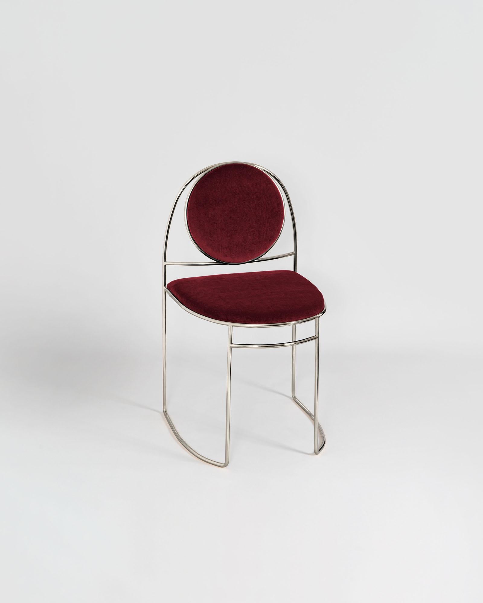 Ducale BZ, modern instant classic Chair Made in Italy by Enrico Girotti In New Condition For Sale In Verona, IT
