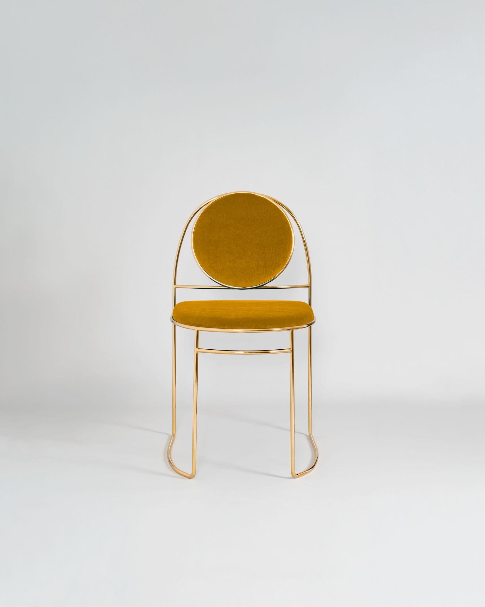 Ducale BZ, modern instant classic Chair Made in Italy by Enrico Girotti For Sale 2