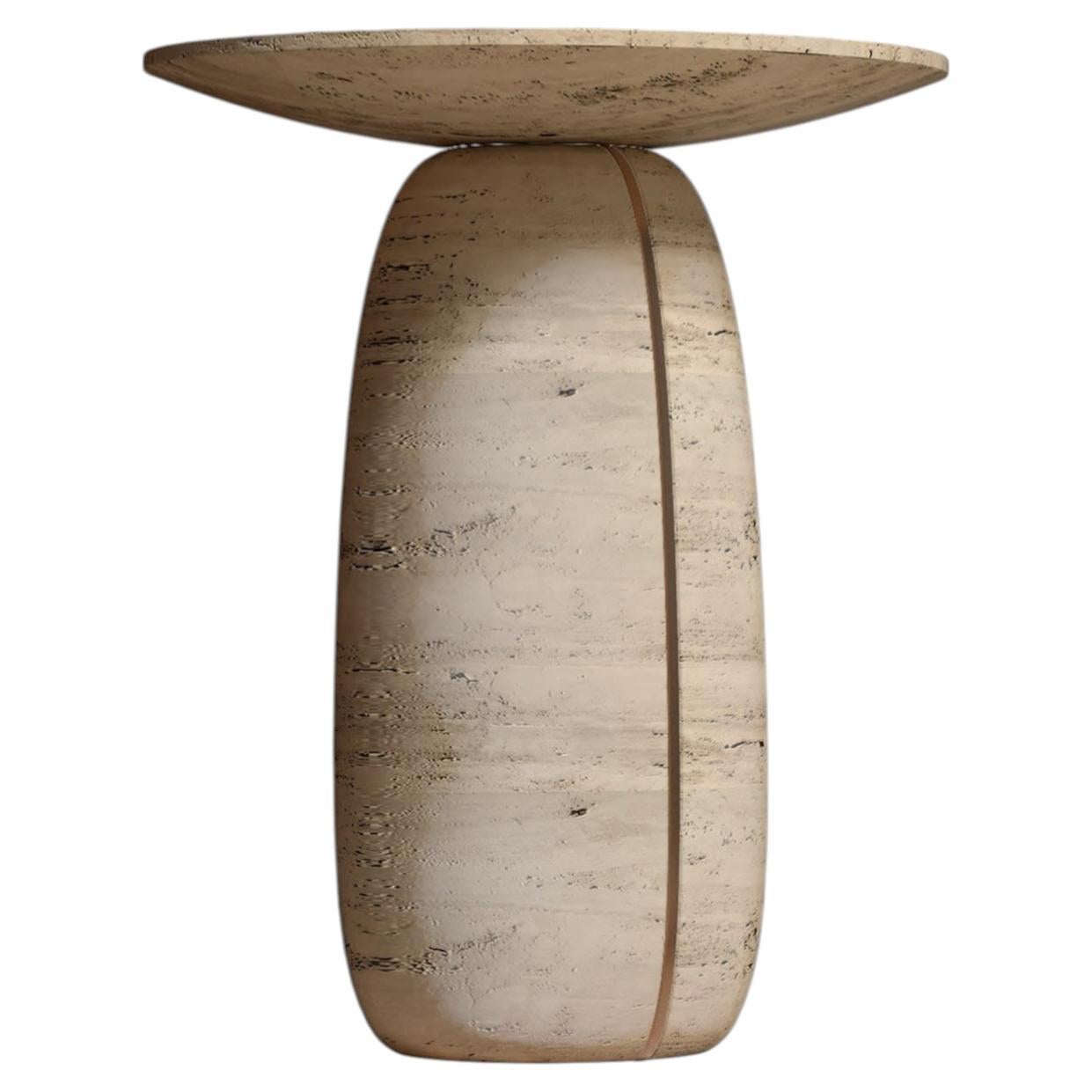 Ducale Marble Complete Base Side Table for Living Room (table d'appoint en marbre)