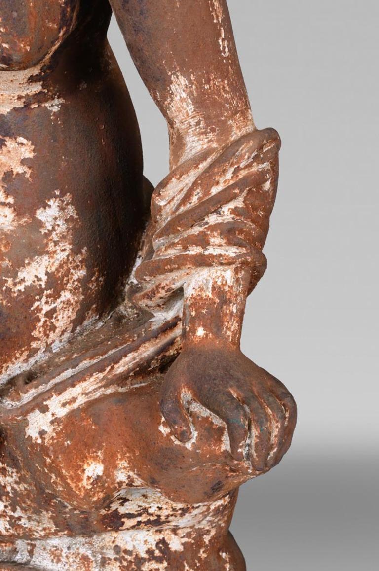 Ducel Foundry d'après Pierre Loison, Jeune fille à la conque, milieu du XIXe siècle en vente 3