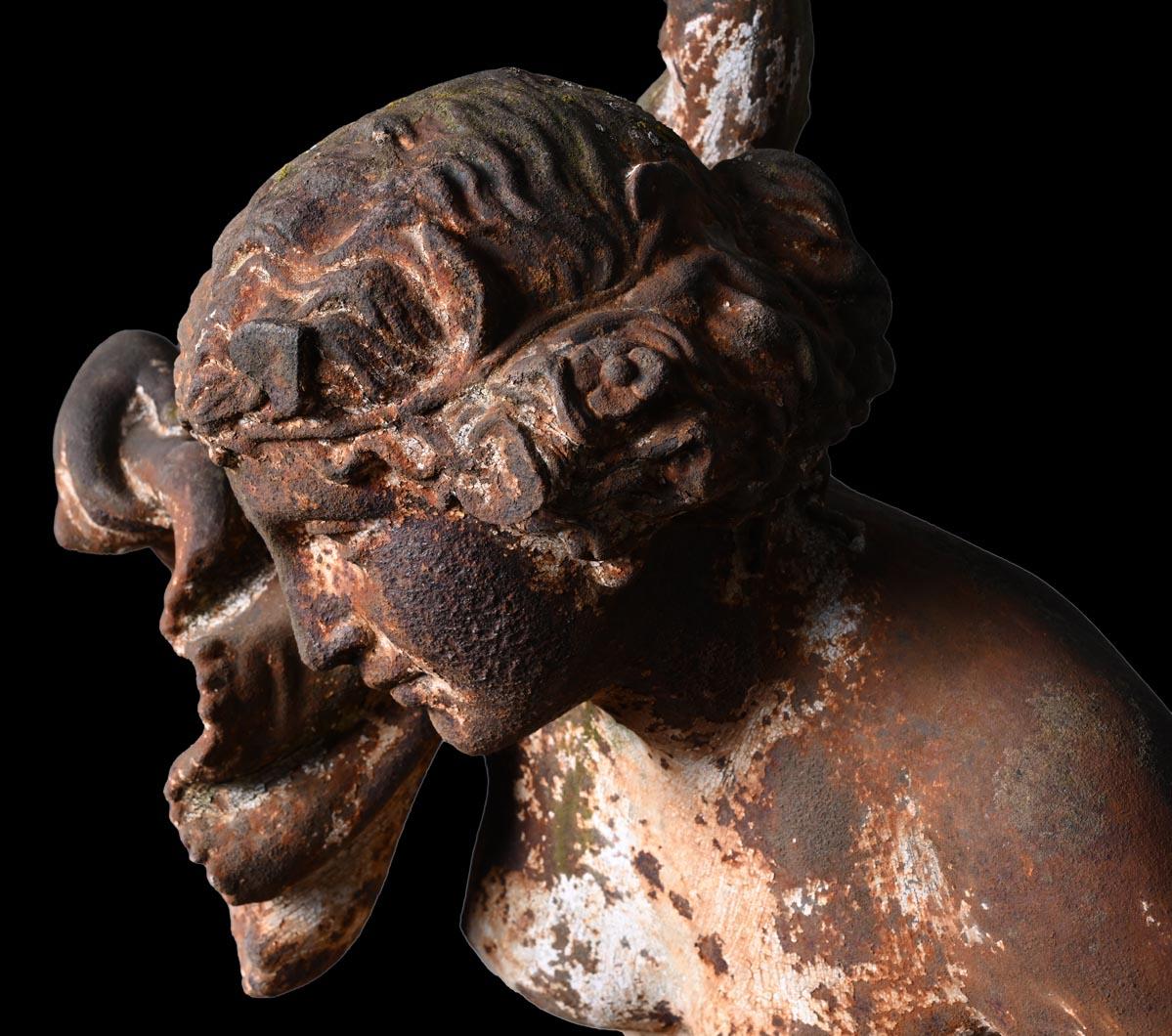 Ducel Foundry d'après Pierre Loison, Jeune fille à la conque, milieu du XIXe siècle en vente 4