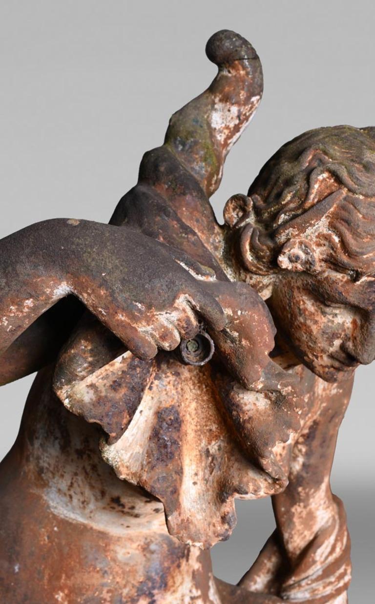 Ducel Foundry d'après Pierre Loison, Jeune fille à la conque, milieu du XIXe siècle en vente 7