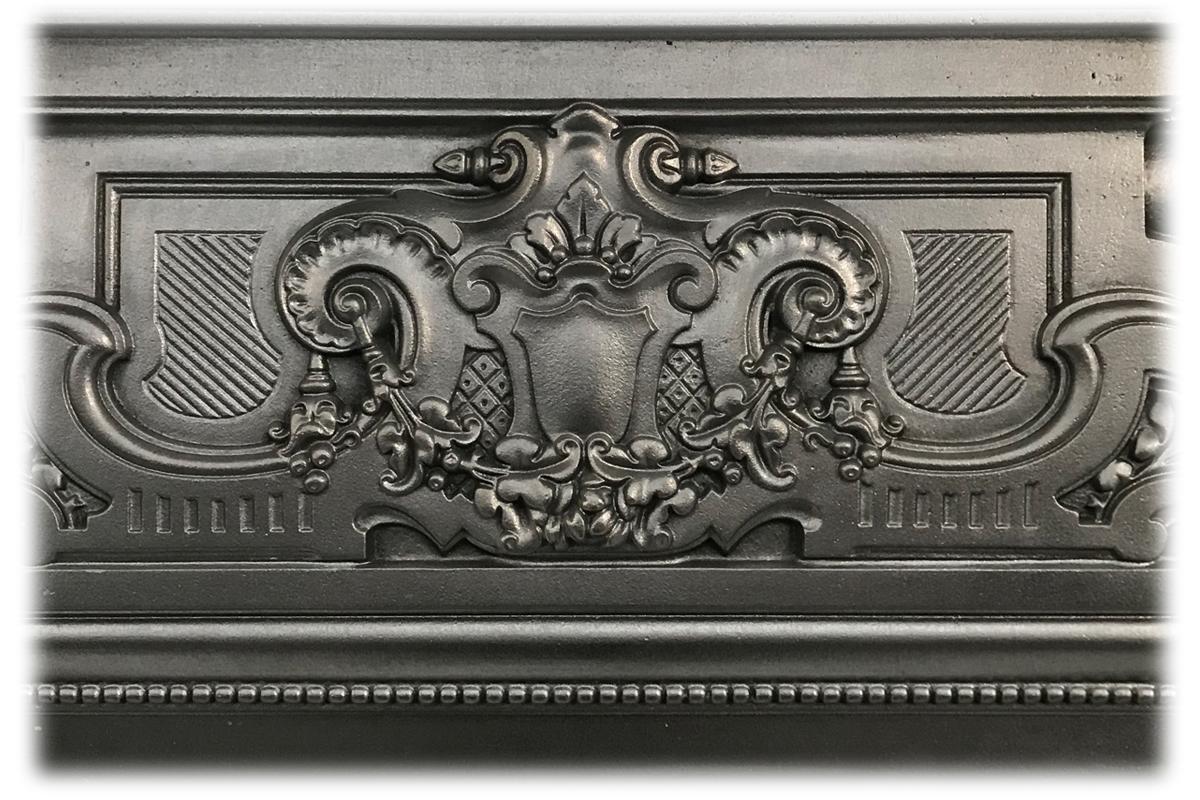 Duchess an Antique Large Victorian Cast Iron Fireplace Surround In Good Condition In Manchester, GB