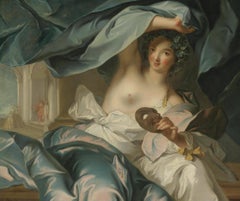 Duchesse de Châteauroux as Thalia, after Oil Painting by Jean-Marc Nattier