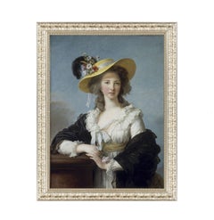 Duchesse de Polignac, after Oil Painting by Rococo Artist Élisabeth Le Brun