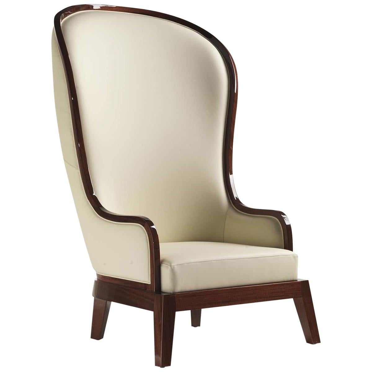 Duchesse of Home White Armchair For Sale