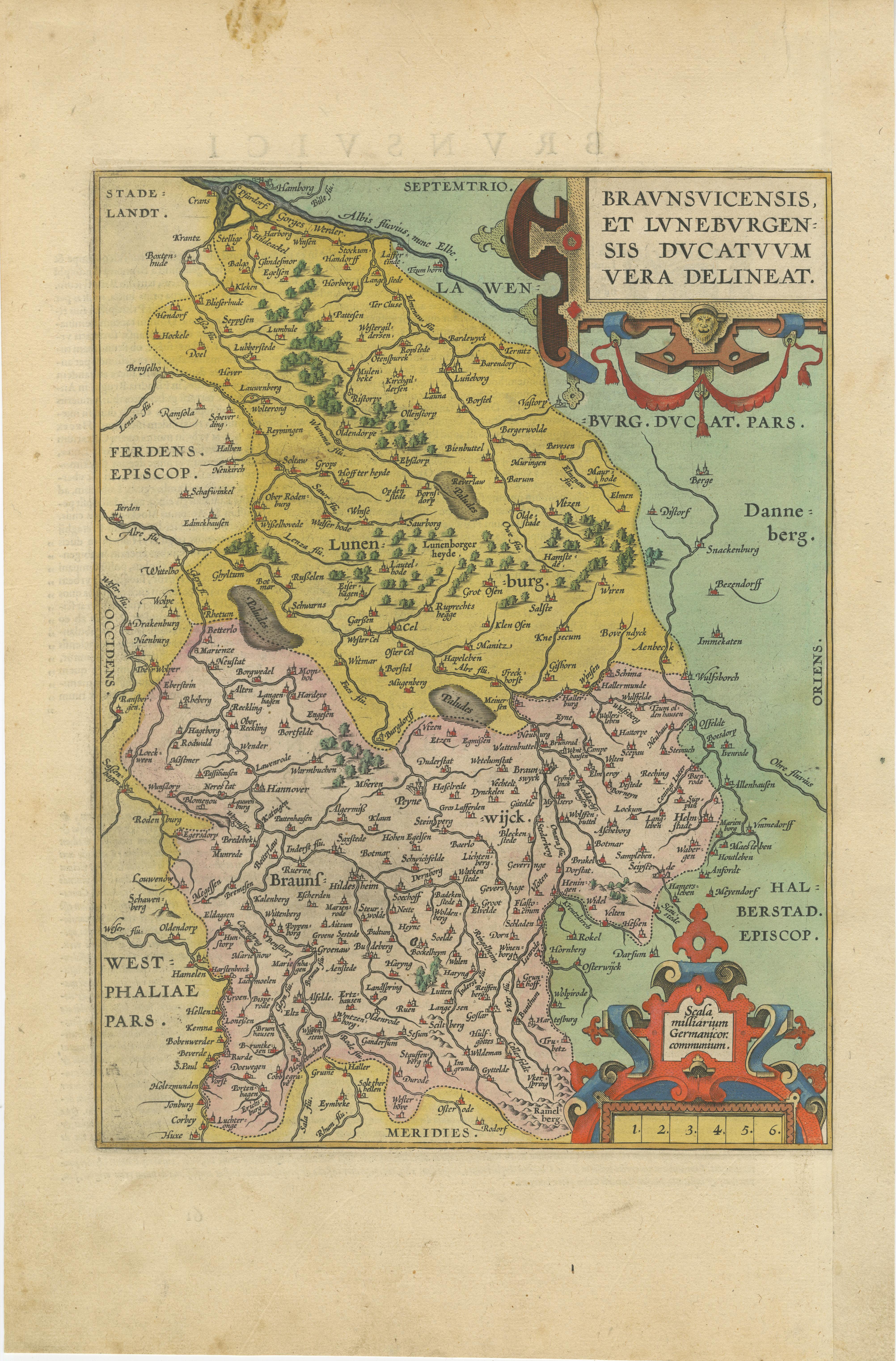 herzogtum braunschweig landkarte