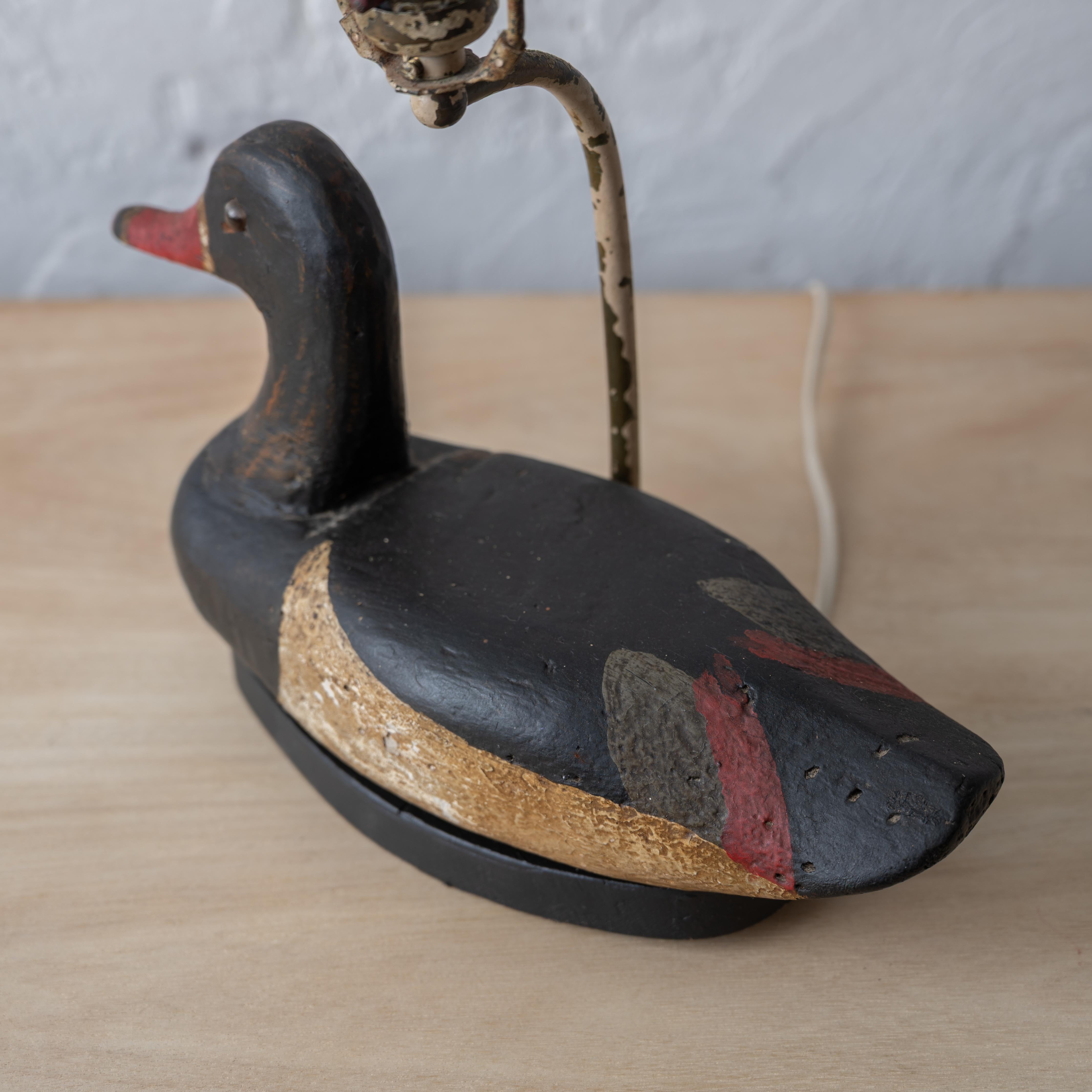 Duck Decoy Lamp, 1930s For Sale 5