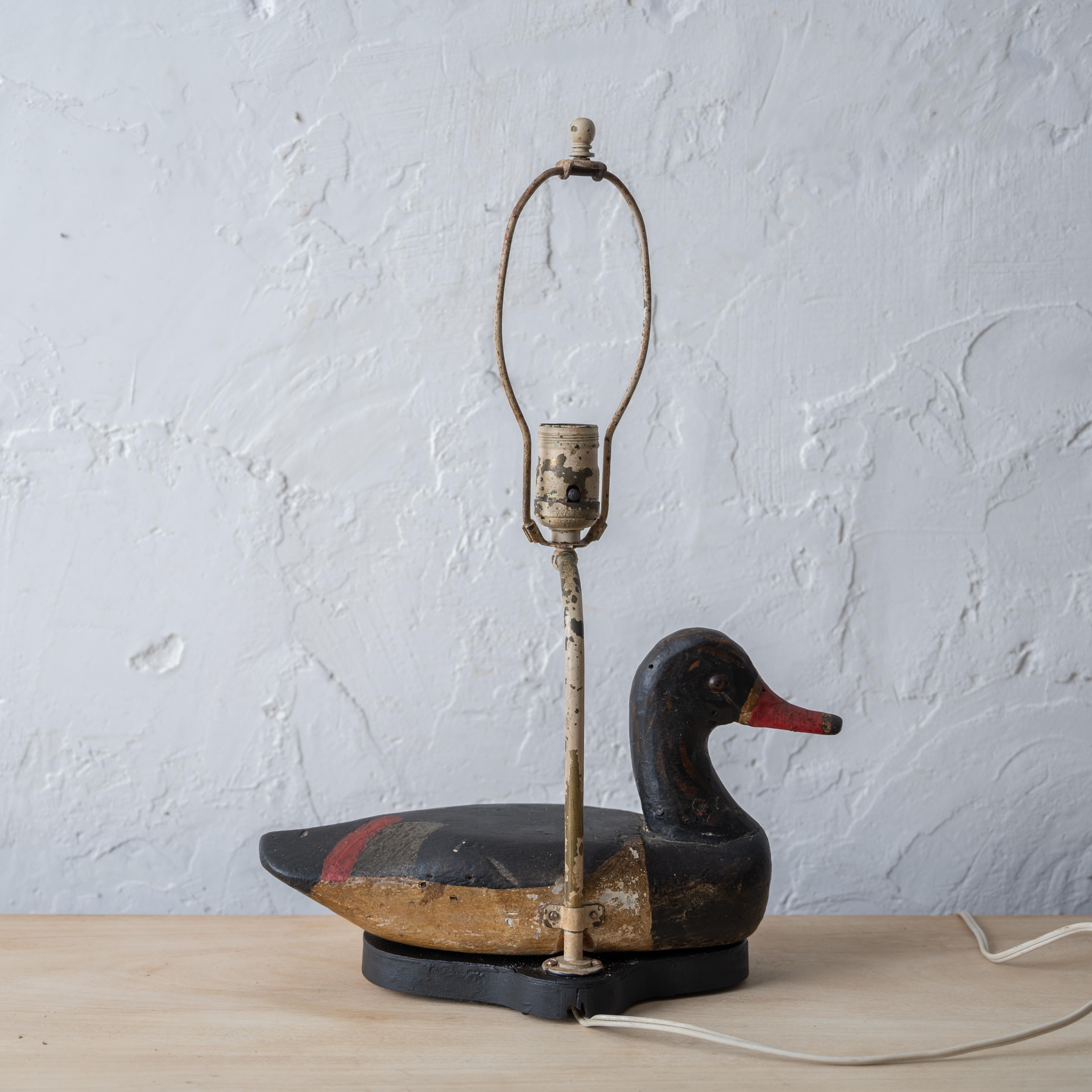 Duck Decoy Lamp, 1930s For Sale 7