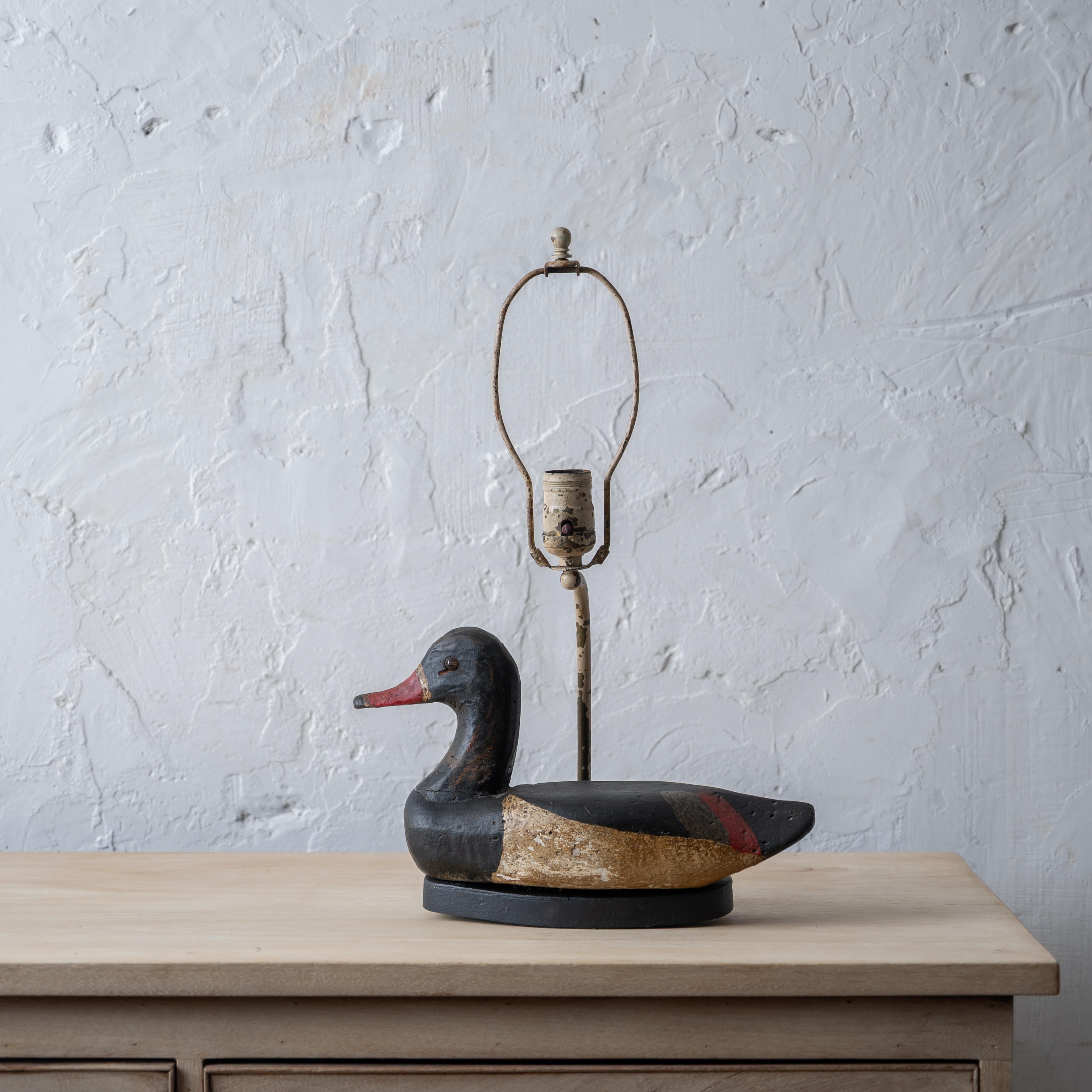 Duck Decoy Lamp, 1930s For Sale 1
