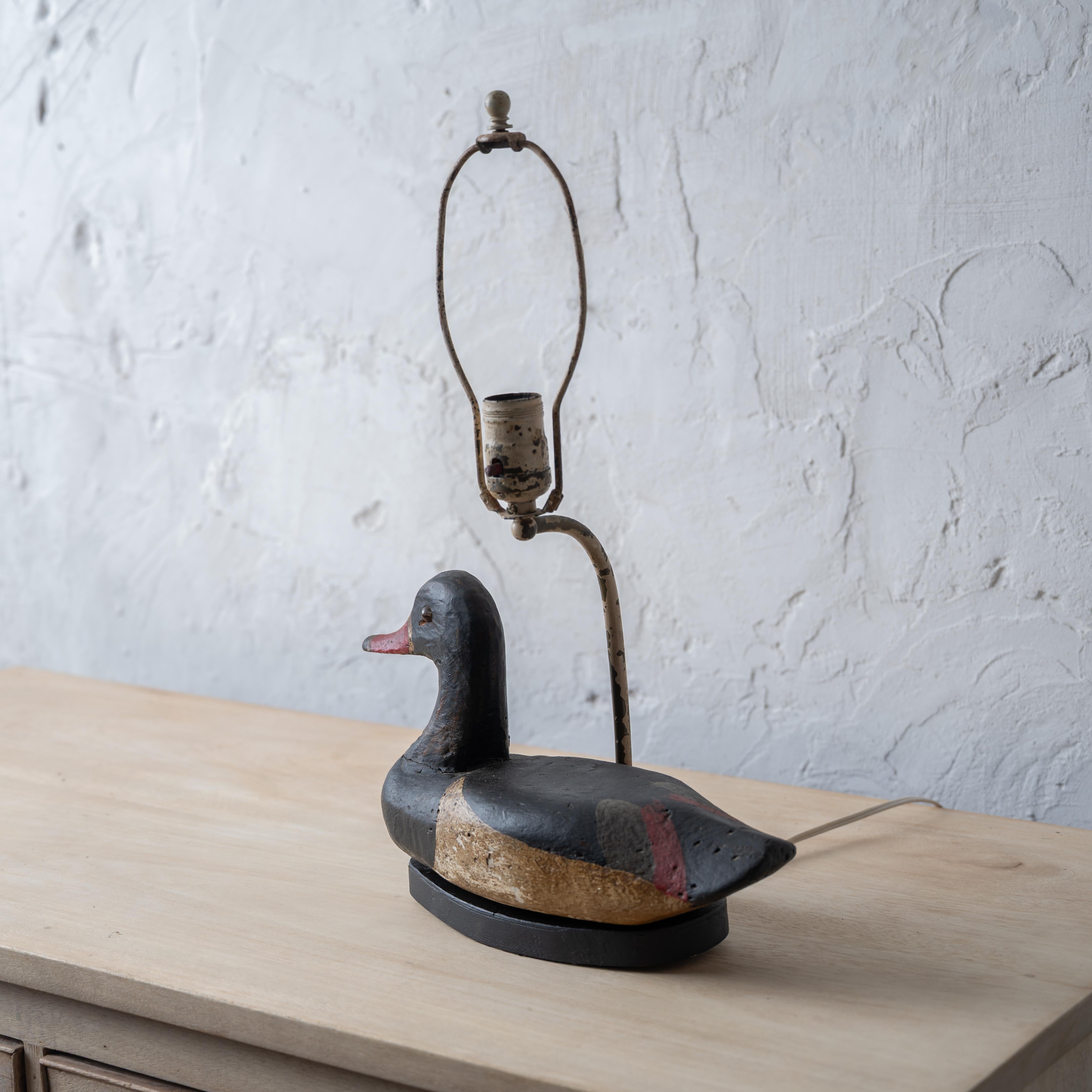 Duck Decoy Lamp, 1930s For Sale 2