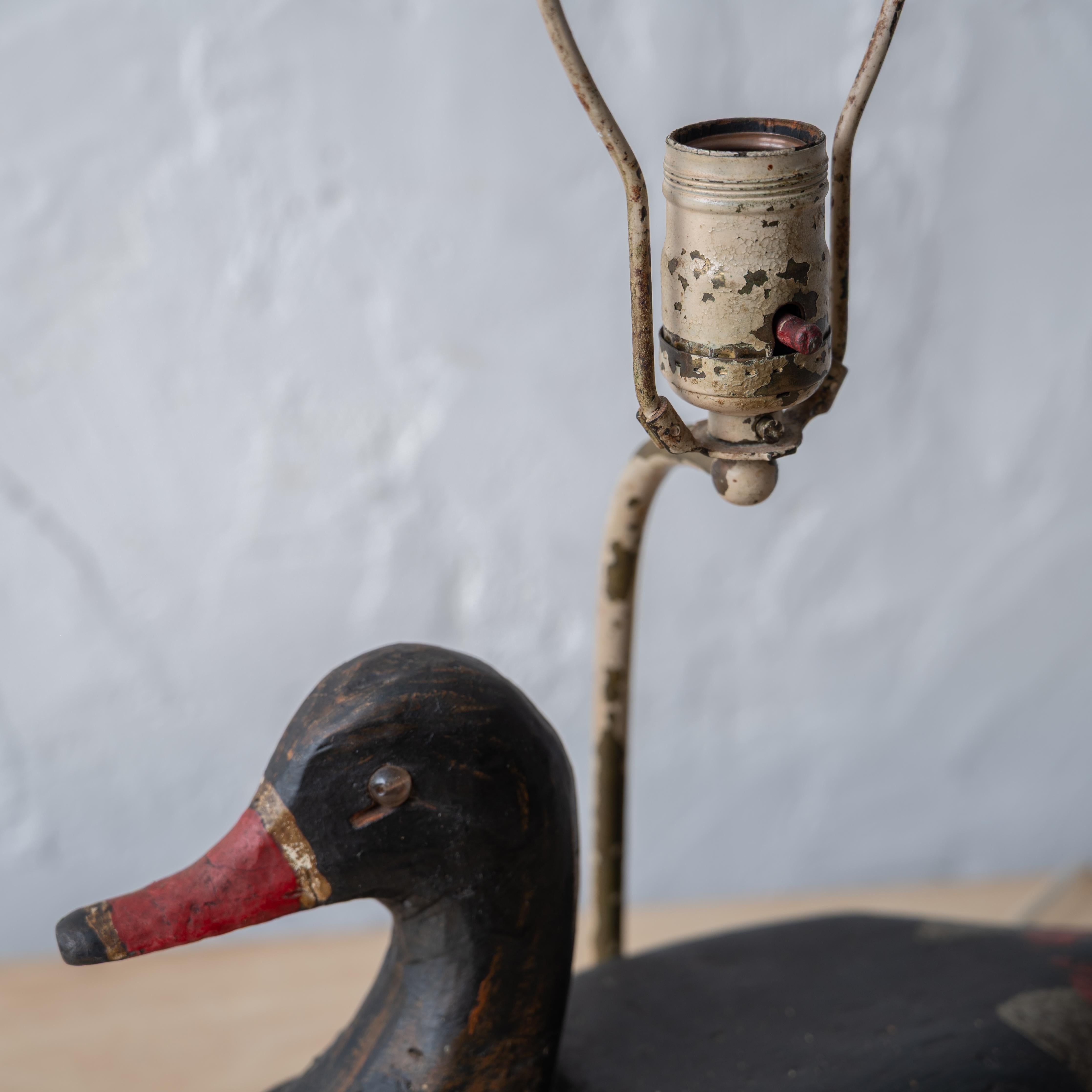 Duck Decoy Lamp, 1930s For Sale 3