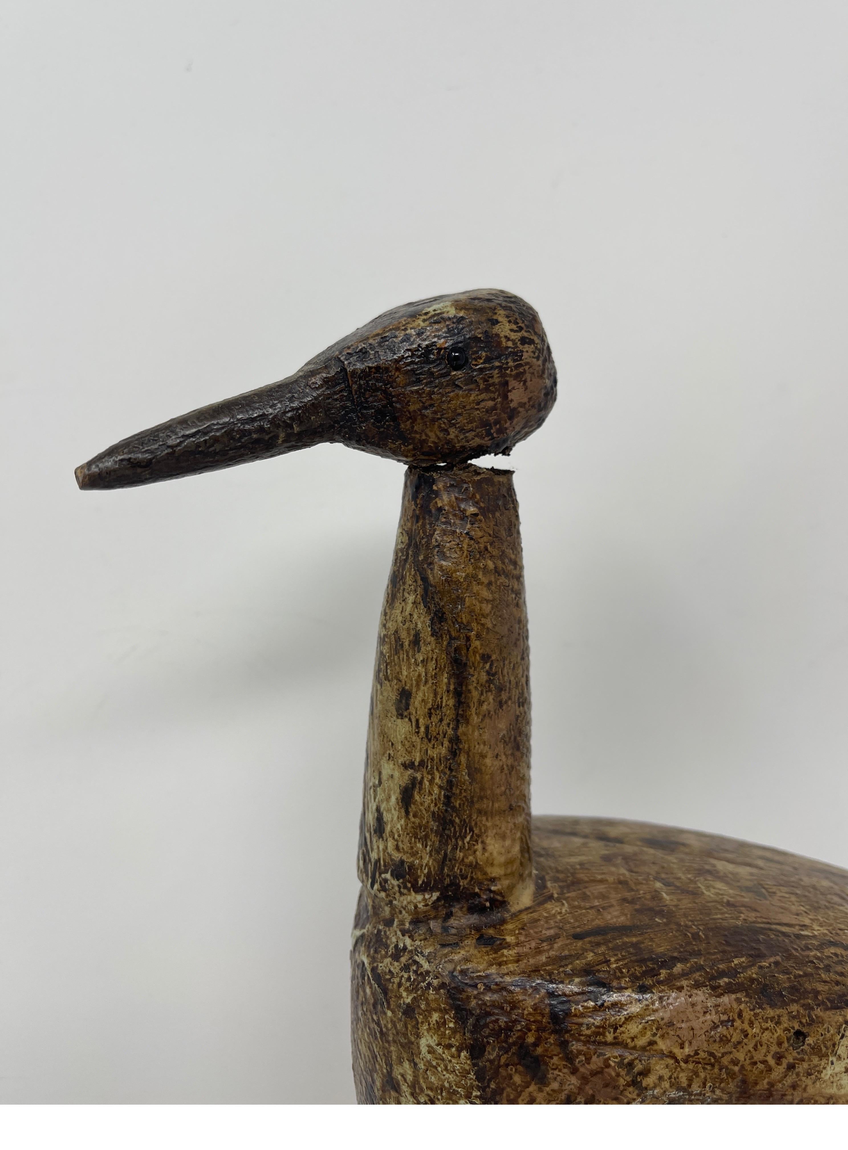 French Duck Decoy on Custom Stand