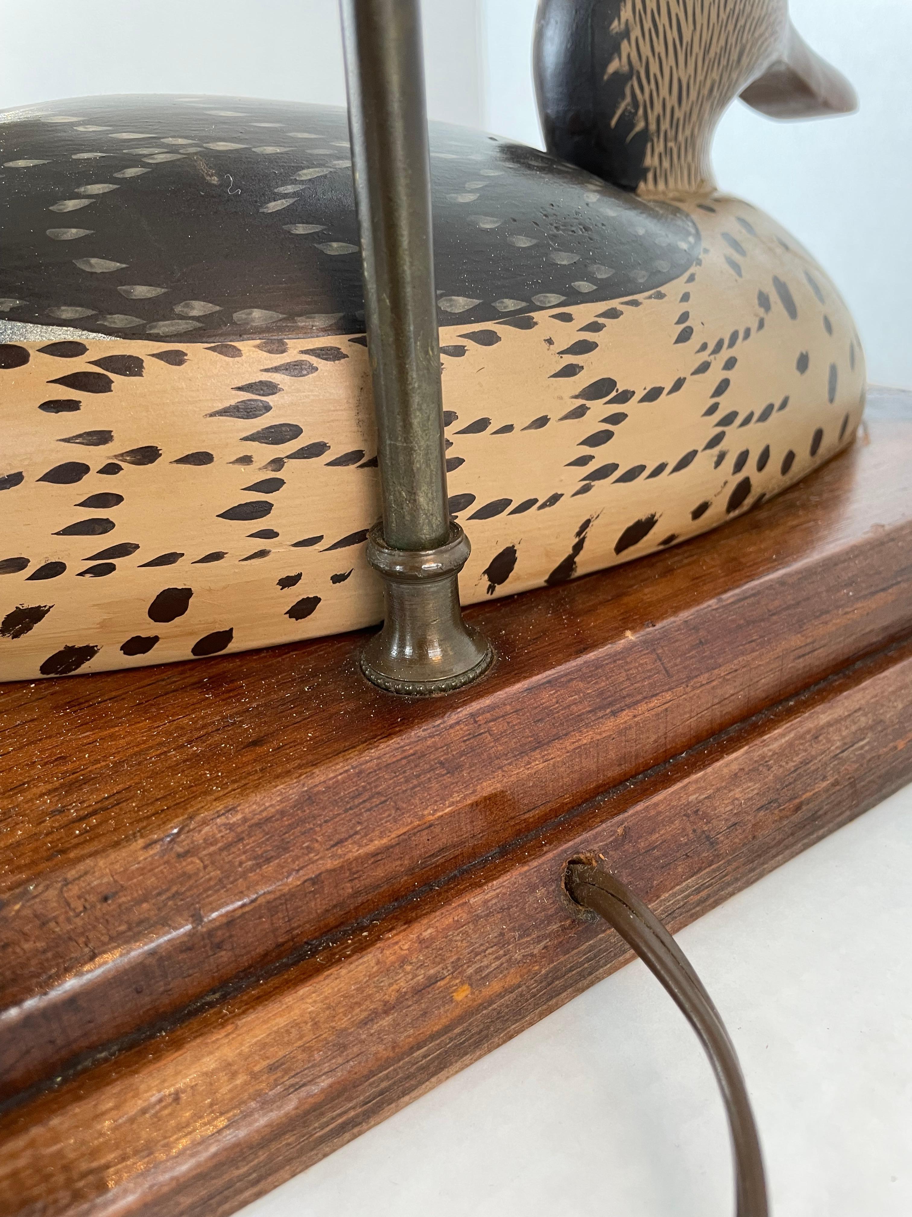 Duck Decoy Table Lamp For Sale 2