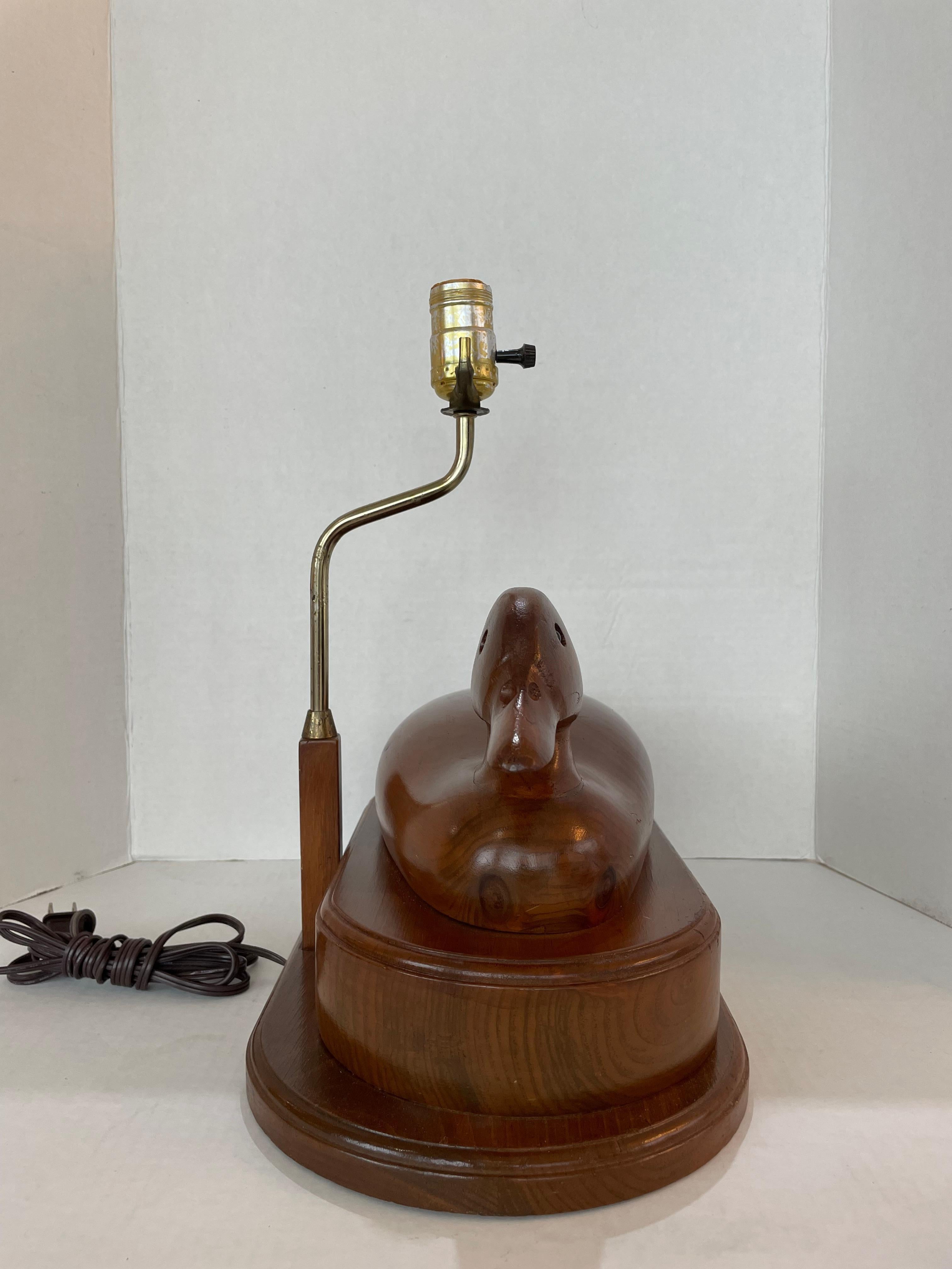 vintage duck lamp