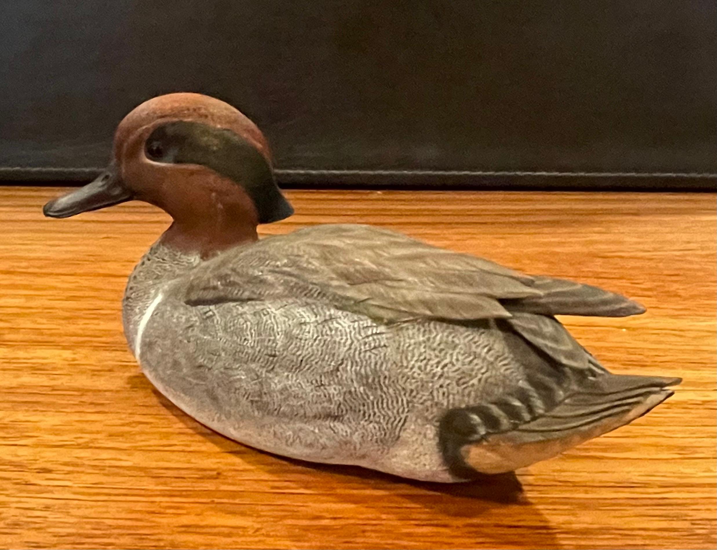 Duck Decoy Three-Piece Sculpture by Herb Watson In Good Condition For Sale In San Diego, CA