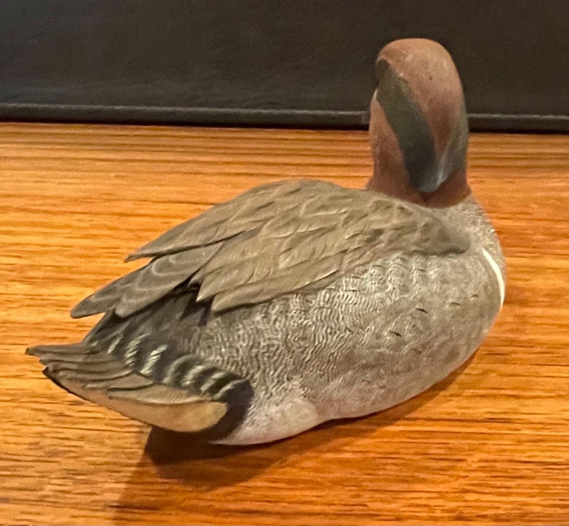 20th Century Duck Decoy Three-Piece Sculpture by Herb Watson For Sale