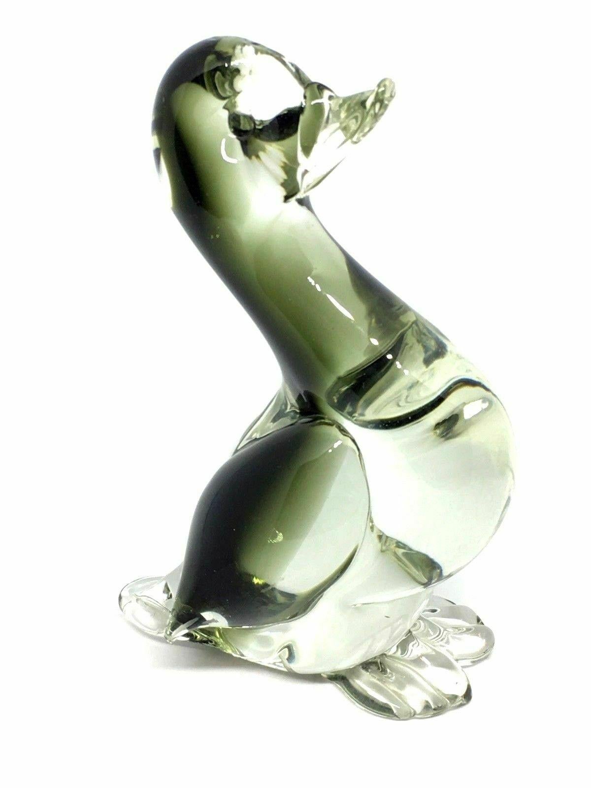 blown glass duck
