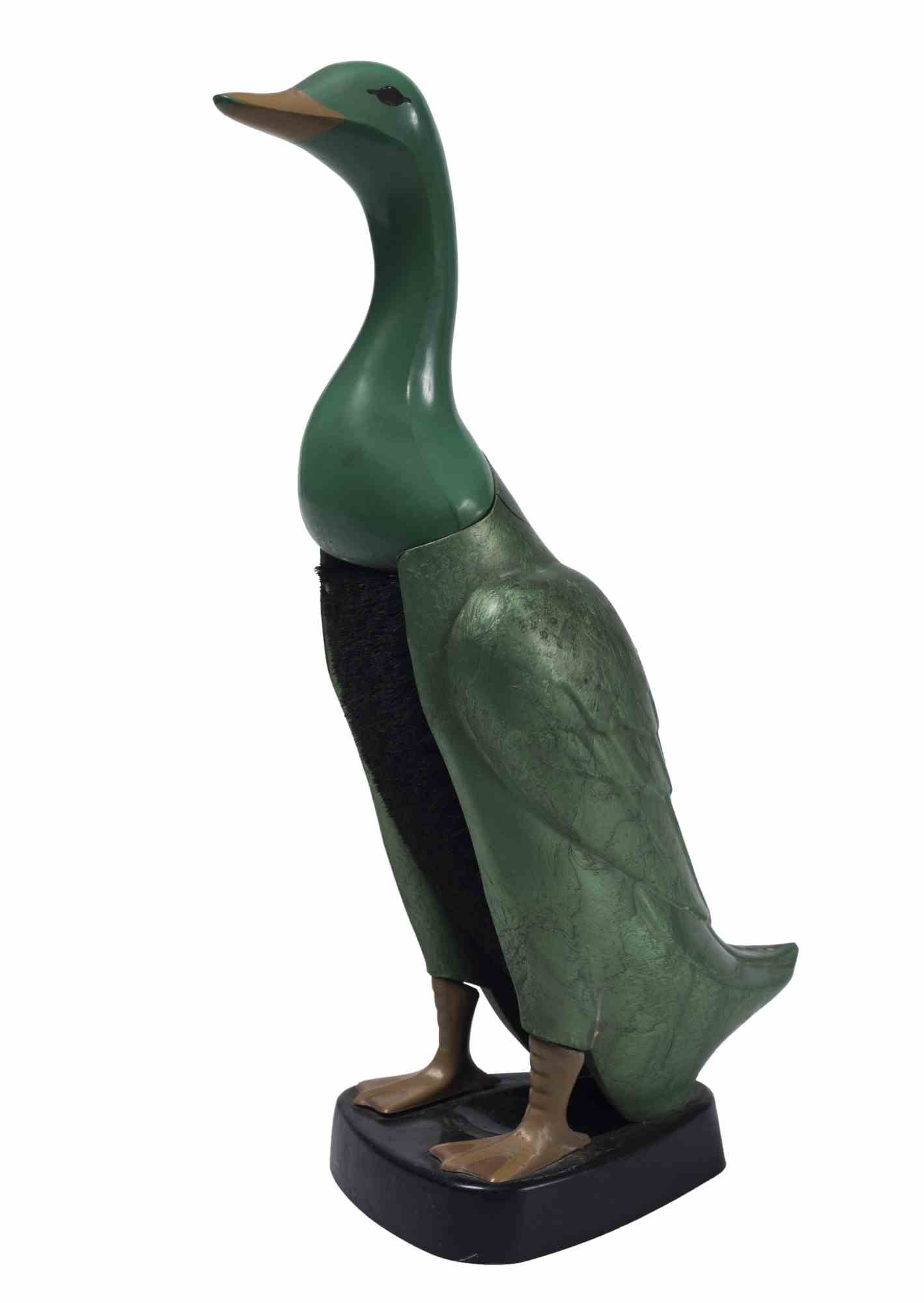 Duck-Shaped Bakelite Clothes Brush with Holder, Early 20th Century