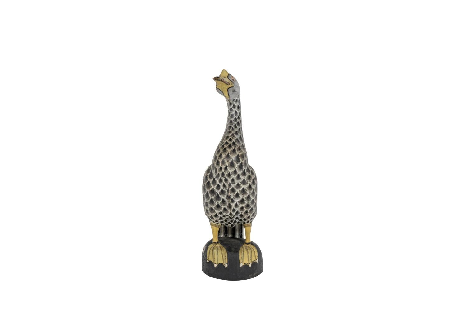 20th Century Ducks in Carved and Lacquered Wood, 1950s