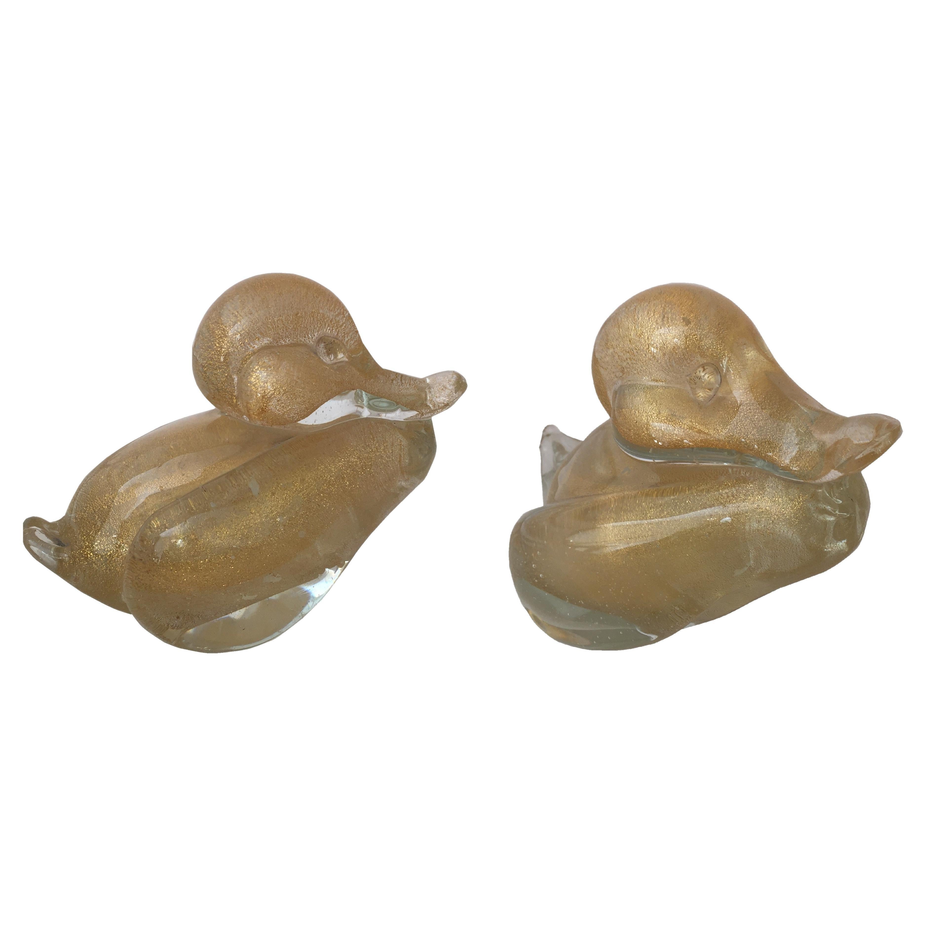 Ducks Murano, 1940, Italian, Attributed to Seguso, Barovier