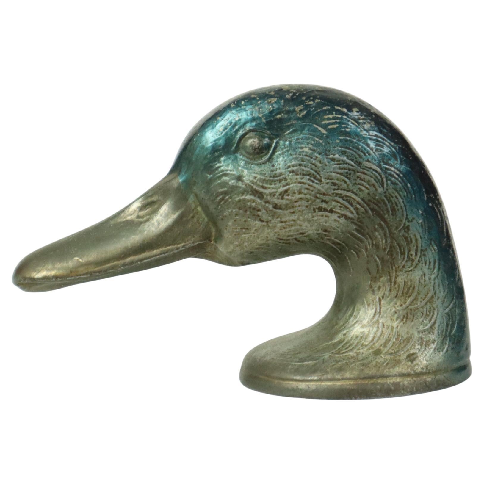 Ducky Paris Flaschenöffner Messing Zinn Collectible Bar Artikel 1940er Jahre im Angebot