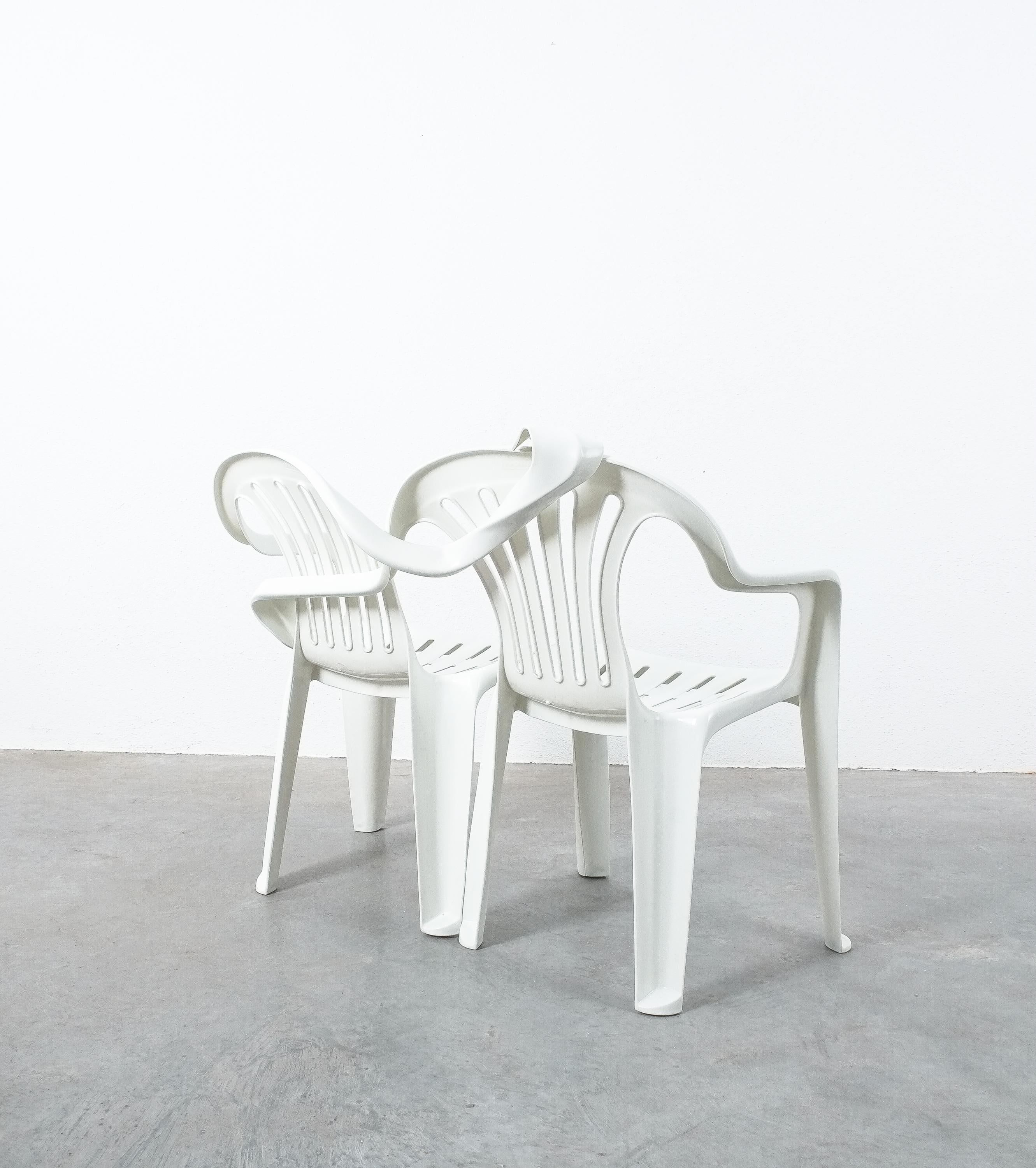 Contemporary Dudes Plastic Chair Appropriation by Bert Loeschner