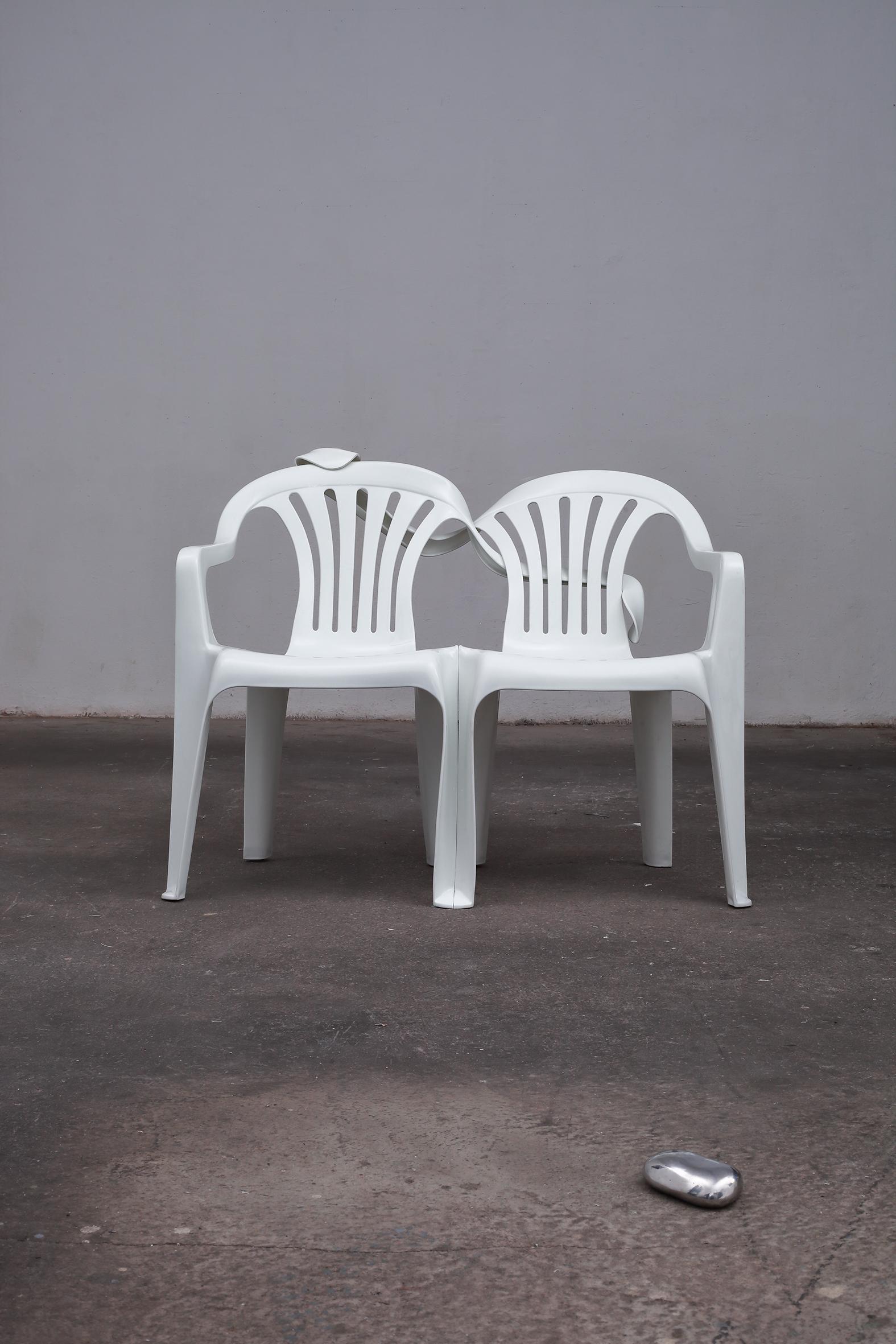 Dudes Plastic Chair Appropriation by Bert Loeschner 2