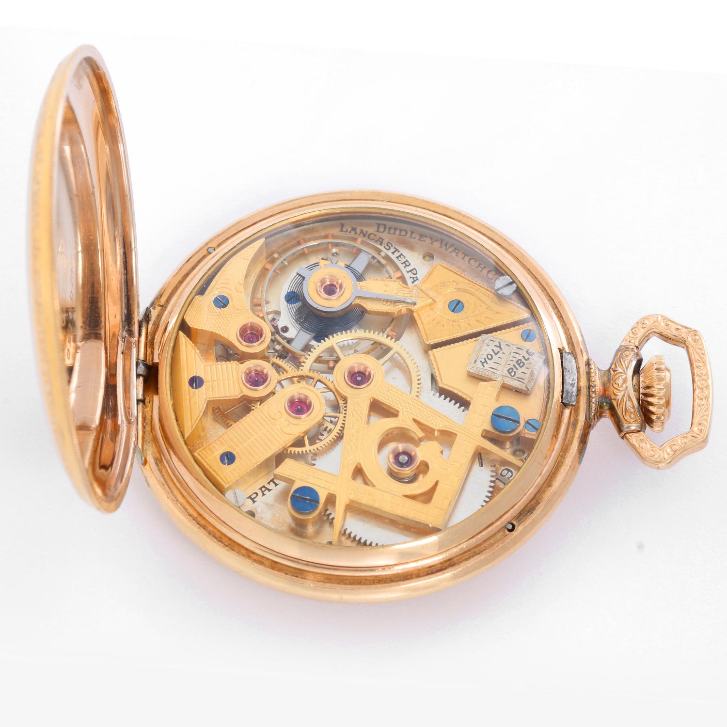 dudley masonic pocket watch for sale