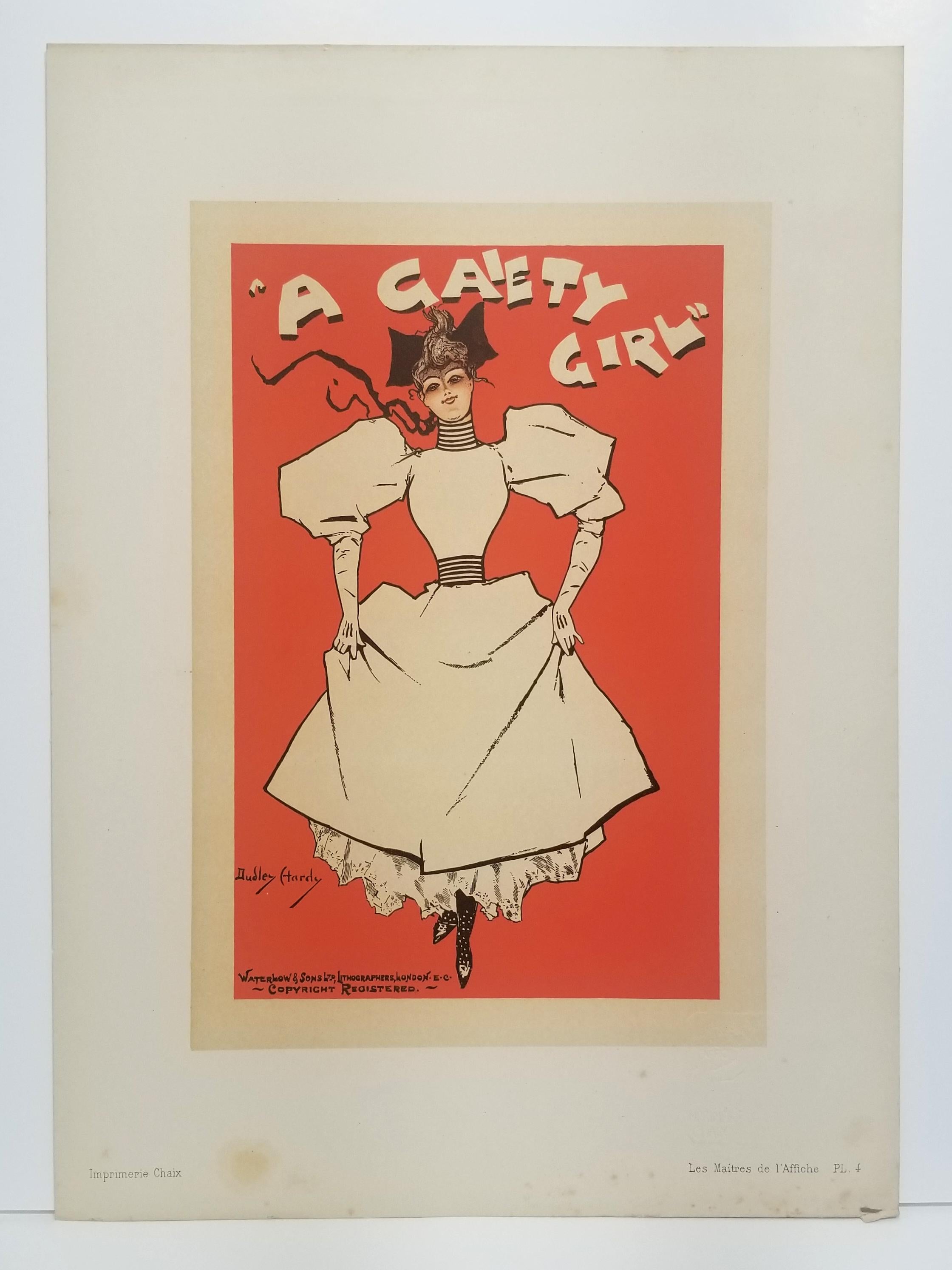 A Gaiety Girl - Print by Dudley Hardy