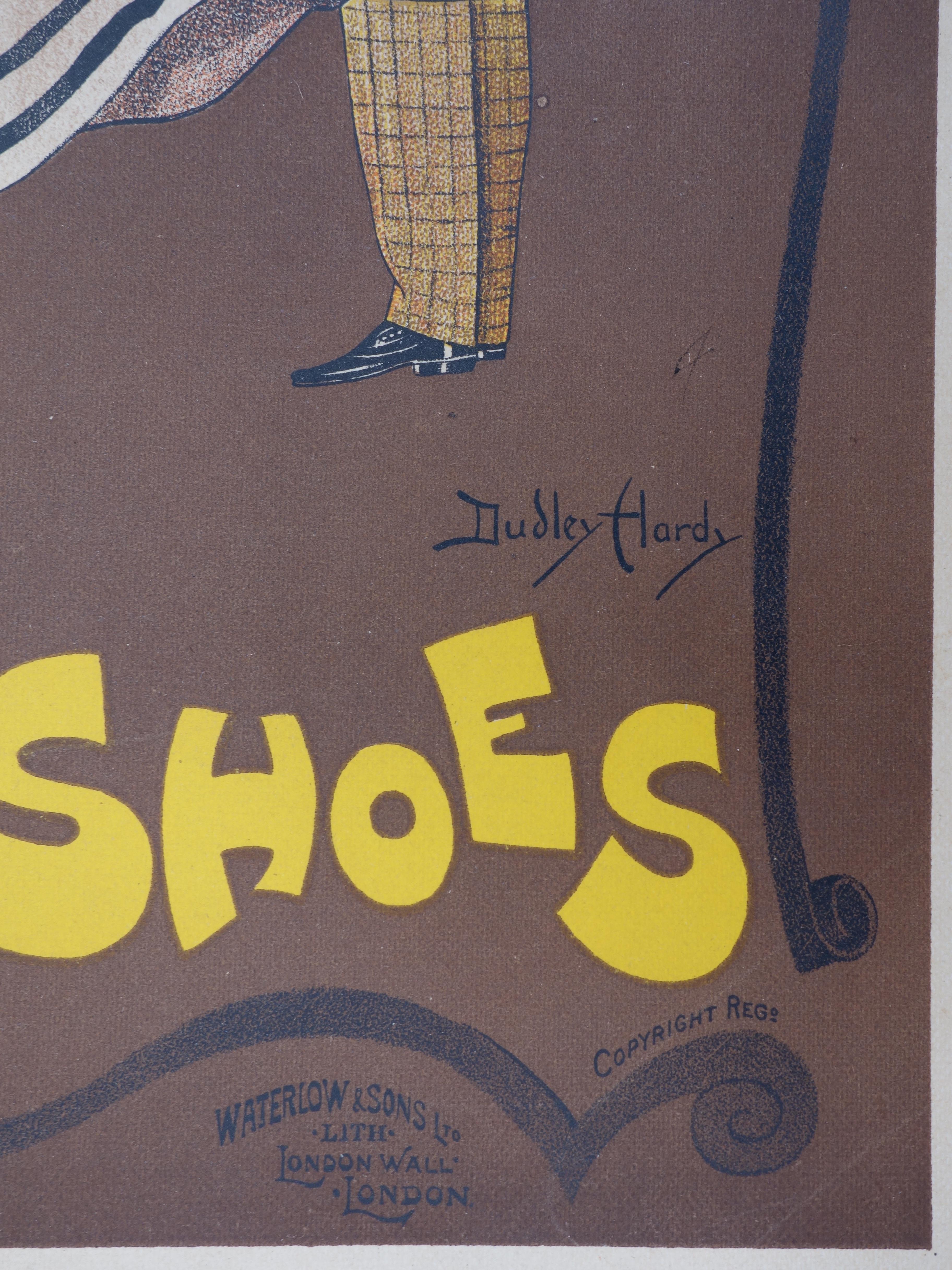 Abbotts, Boots and Shoes - Lithograph (Les Maîtres de l'Affiche), 1897 - Print by Dudley Hardy