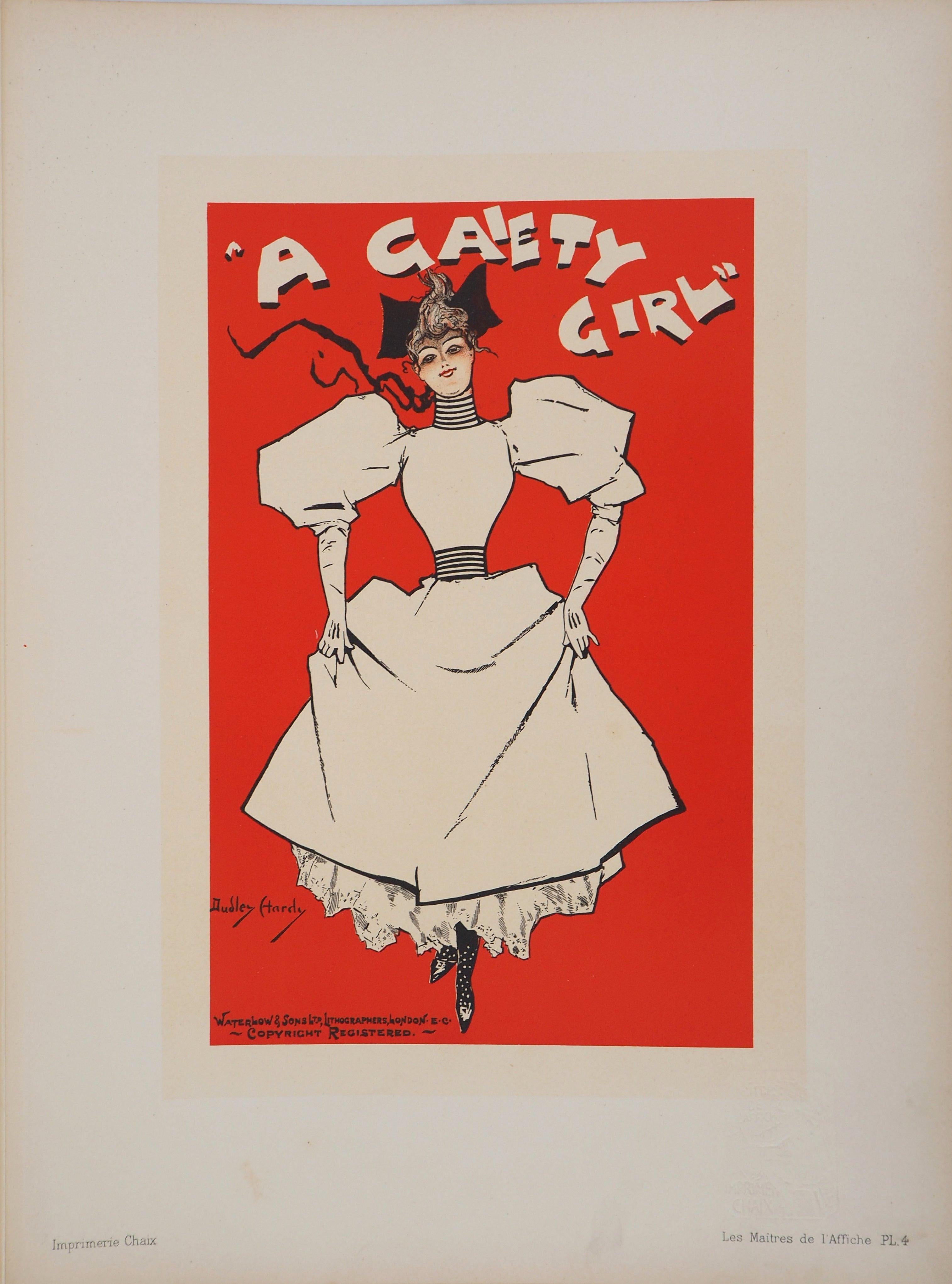 Gaiety Girl - Lithograph (Les Maîtres de l'Affiche), 1895 - Print by Dudley Hardy