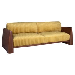 Dudley II Sofa Handmade in Portugal By Wood Tailors Club Wood Velvet Leather