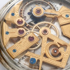 Dudley Masonic Model 2 Pocket Watch White Gold Filled Flip Back Exhibition Case.