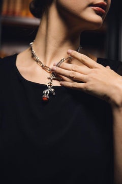 Kristopher Double Albert Chain in Sterling Silver