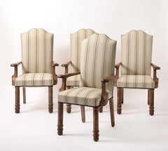 Dudouyt Neoclassical Armchairs, France 1940's