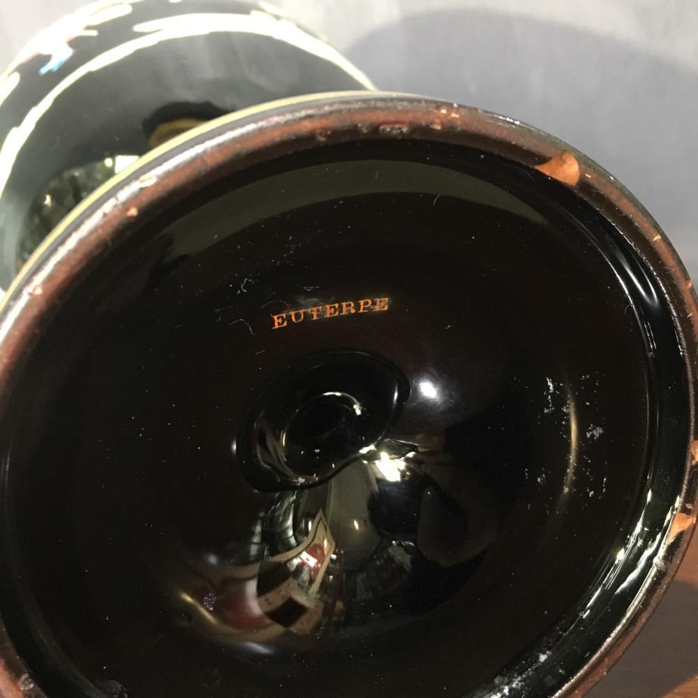 Dudson Black Glaze Chinoiserie Vase, Euterpe Pattern, circa 1875 For Sale 7