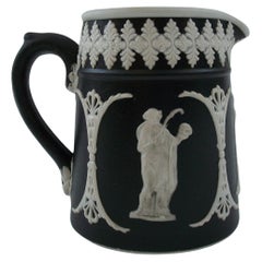 DUDSON BROTHERS - Brocca antica in diaspro nero - K.K. (Hanley) - Circa 1900