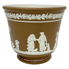 Dudson Brothers of Hanley England Jasperware Cache Pot