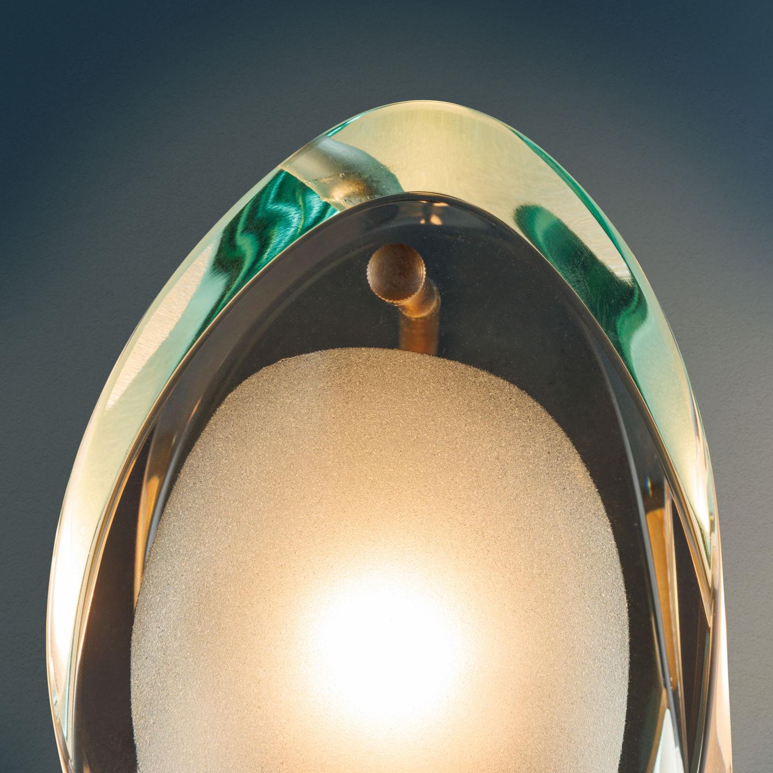 Mid-Century Modern Due Applique '2093' Max Ingrand per FontanaArte, in cristallo e ottone