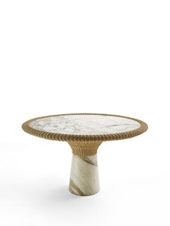 Due Balance 2/2 Marble "Amazonas" Dining Table, Giorgio Bonaguro