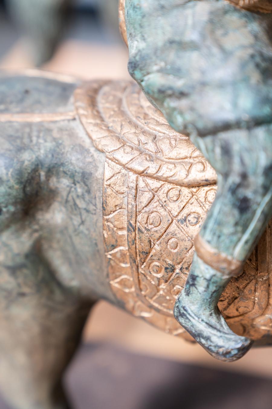 Two antique bronze horsemen, 1920s-30s For Sale 6
